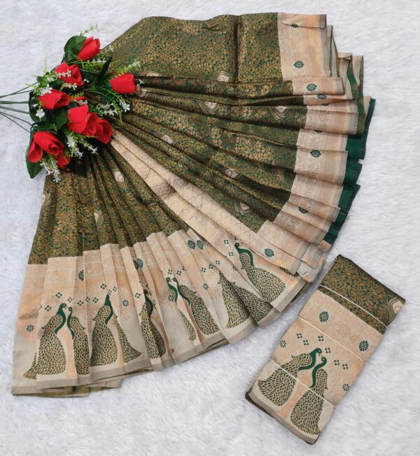 KANJIPURAM MAYIL PATTU - Image 6