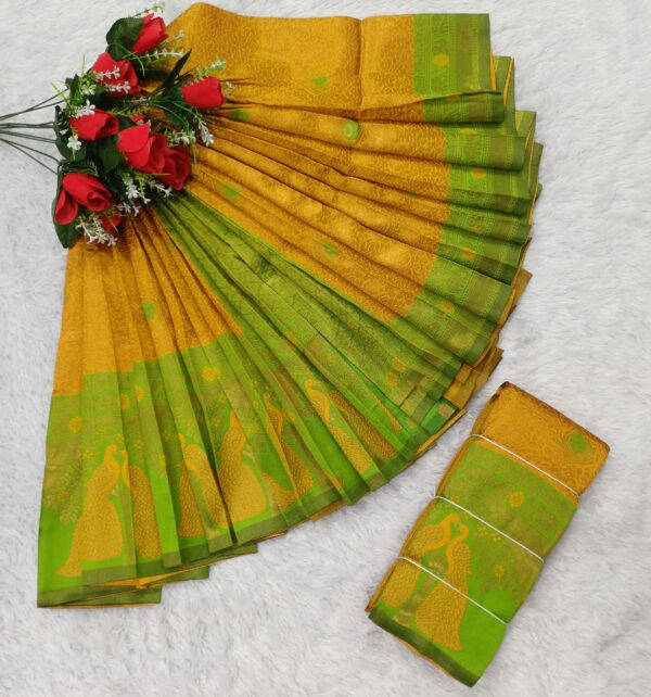 KANJIPURAM MAYIL PATTU - Image 4