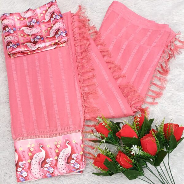 FANCY SAREE DIGITAL BLOUSE - Image 6