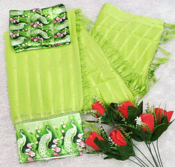FANCY SAREE DIGITAL BLOUSE - Image 7