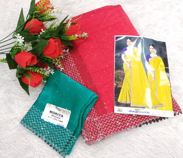 MORIYA PARTY WEAR SAREE - Image 7