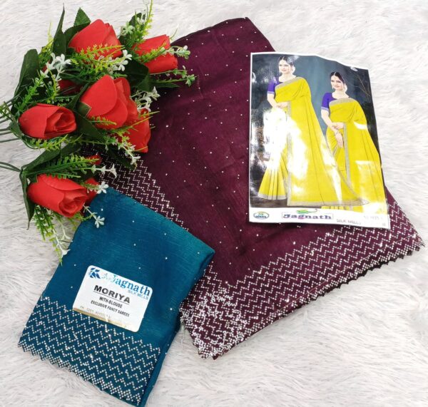 MORIYA PARTY WEAR SAREE - Image 4
