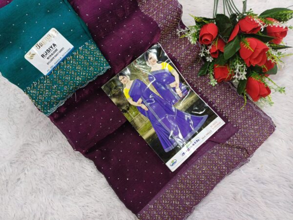 RUSIYA PARTY' WEAR SAREES - Image 5