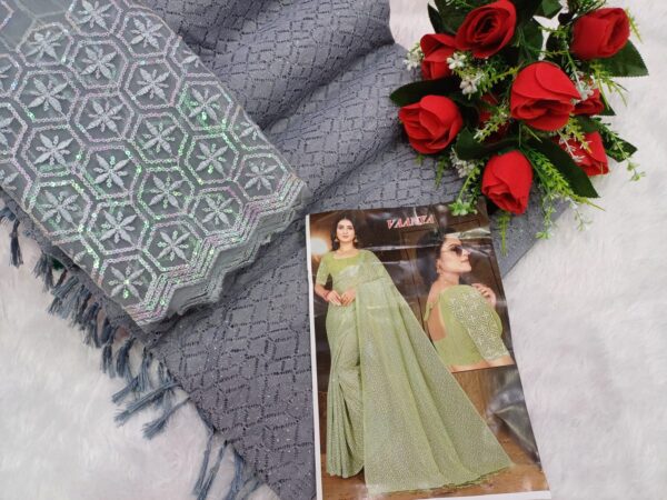 LAZER CUT SAREES - Image 6