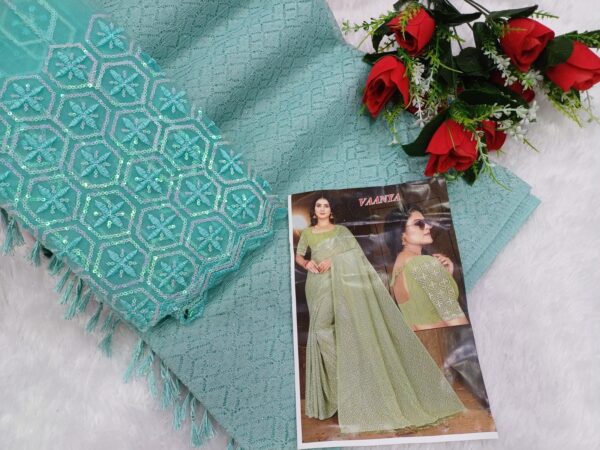 LAZER CUT SAREES - Image 3