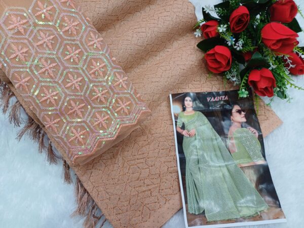 LAZER CUT SAREES - Image 4