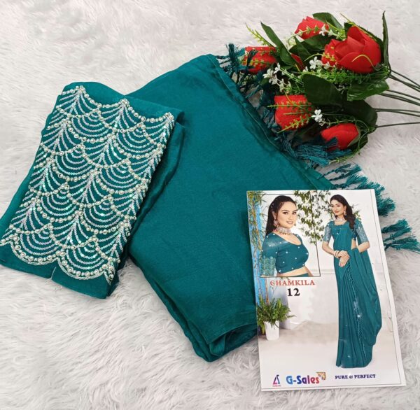 PURE SPACE SILK SAREE - Image 3