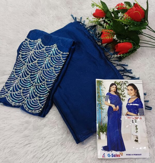 PURE SPACE SILK SAREE - Image 6