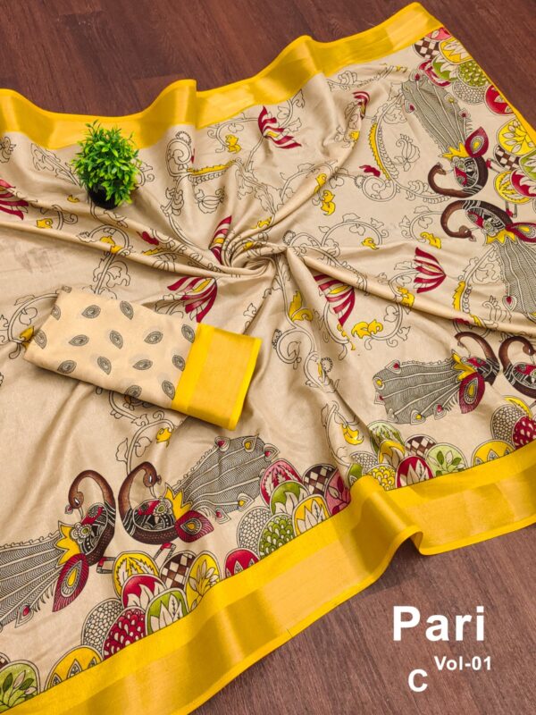 PARI DOLA PEACOCK SILK - Image 4