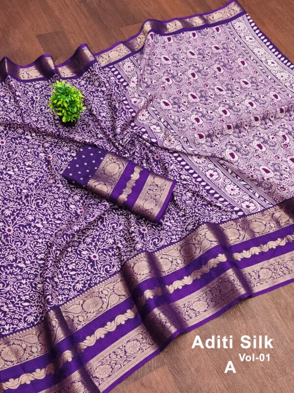 ADITI SILK GOLD ZARI - Image 3